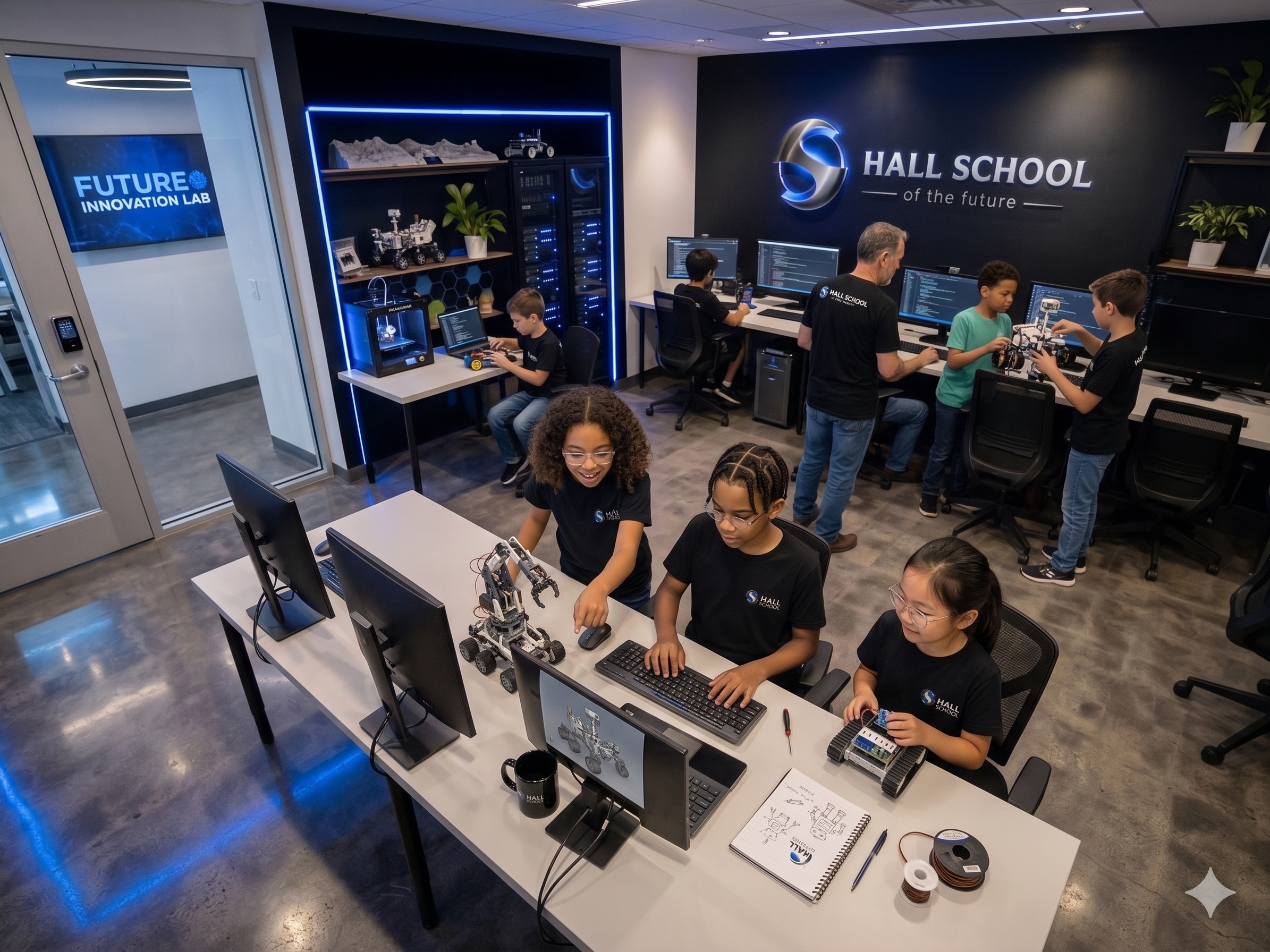 Hall School tecnologia